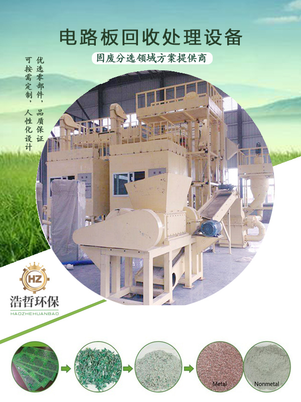 廢舊線路板回收設(shè)備構(gòu)建良性業(yè)態(tài)
